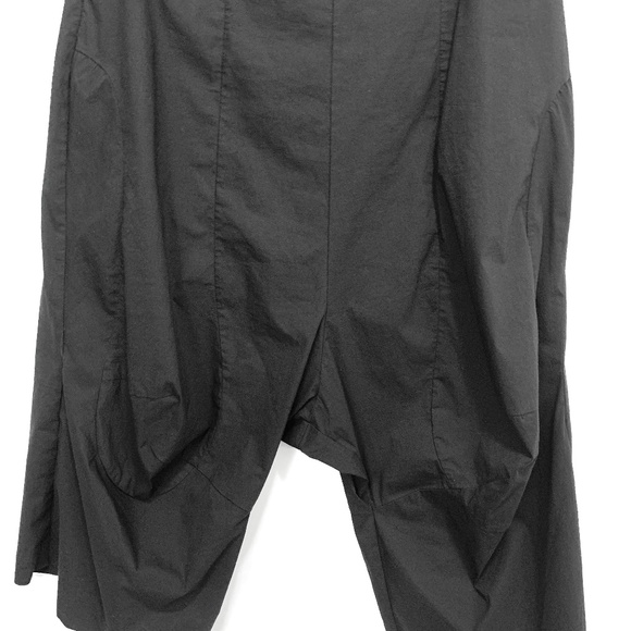 RUNDHOLZ BLACK LABEL Drop Crotch Trousers Black Size M - Picture 8 of 14